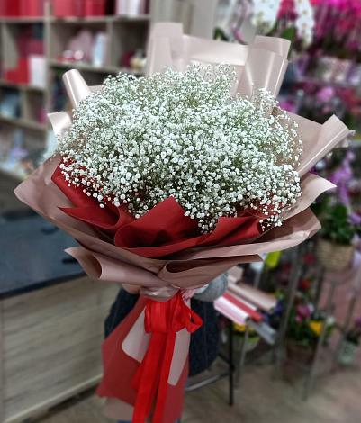 Букет цветов из: Гипсофила в Покровке