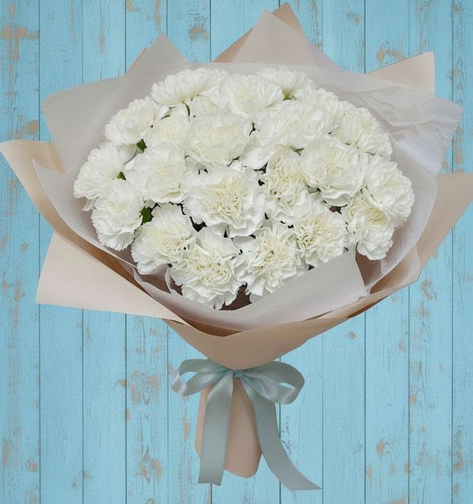 Букет цветов из: Гвоздики в Покровке