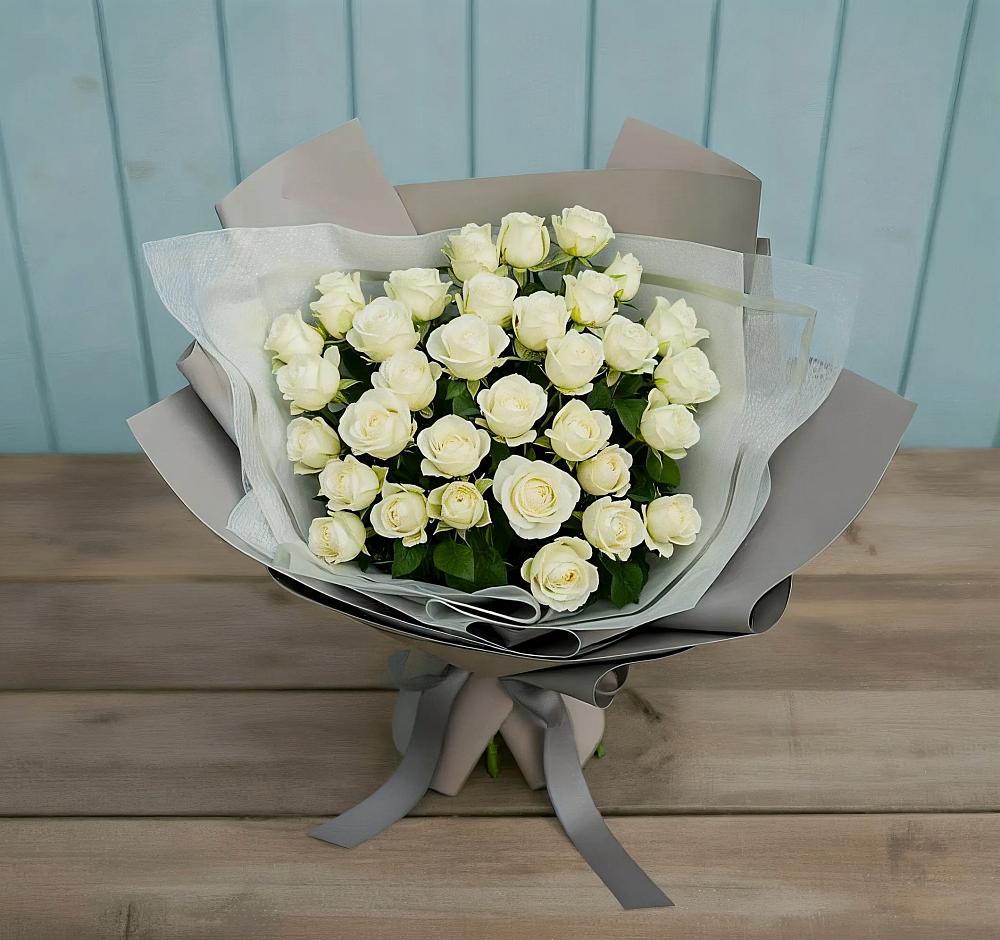 Букет Белоснежная нежность в Покровке