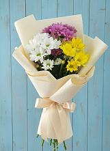 Букет цветов из:  Хризантемы в Покровке