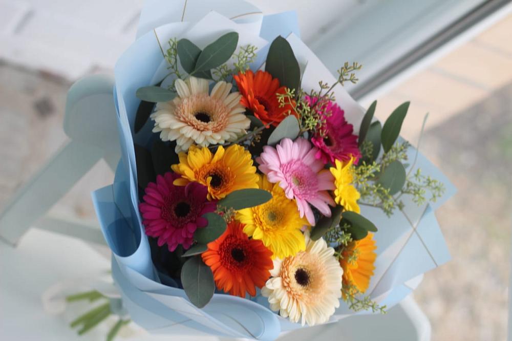 Букет цветов из: Герберы в Покровке