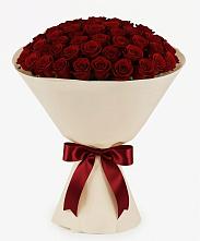 Букет 101 Бордовая роза Блэк Бакарра в Покровке