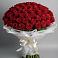 Букет 101 Красная роза Блэк Мэджик в Покровке