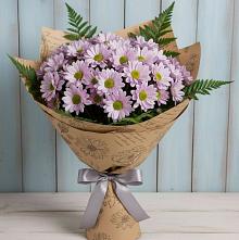 Букет цветов из:  Хризантемы в Покровке