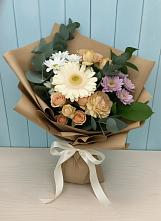 Букет цветов из:  Герберы и Хризантемы в Покровке