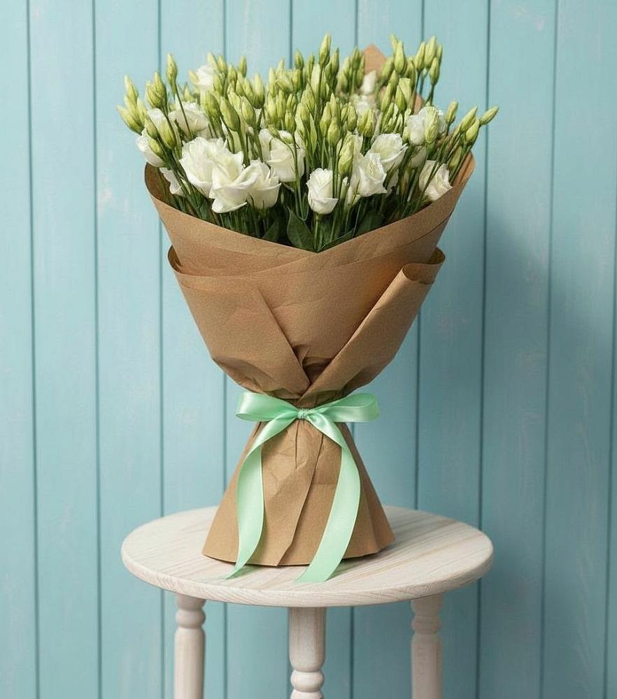 Букет цветов из: Лизиантусы в Покровке