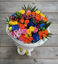 Букет цветов из:  Розы и Хризантемы #REPLACE_PRED# Покровке